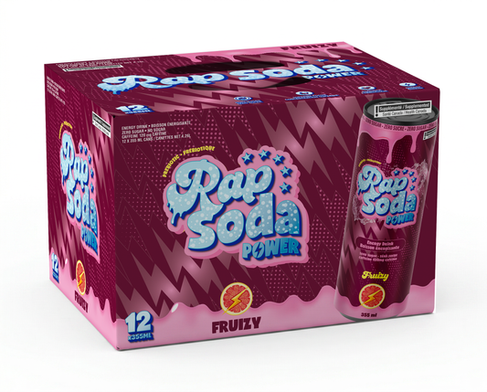 Rap Soda Power Fruizzy - 355ml (12x)