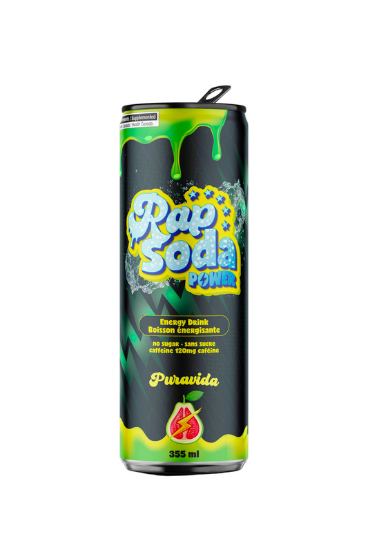 Rap Soda Power Pura Vida - 355ml (12x)