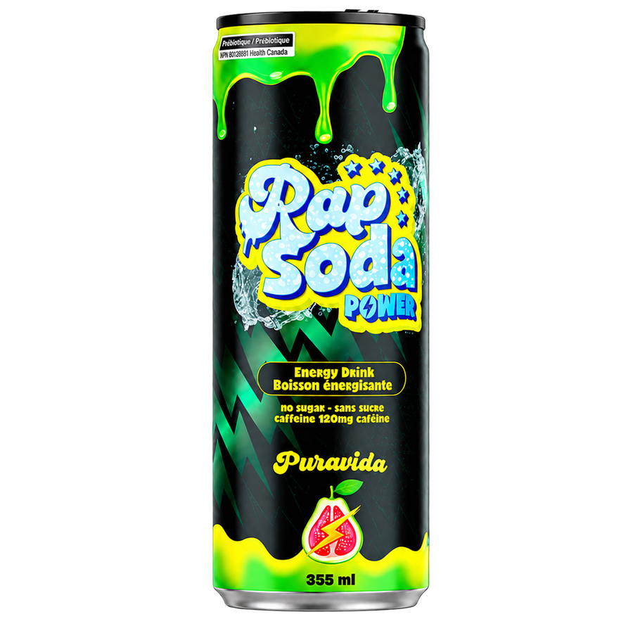 Rap Soda Power Pura Vida - 355ml (12x)