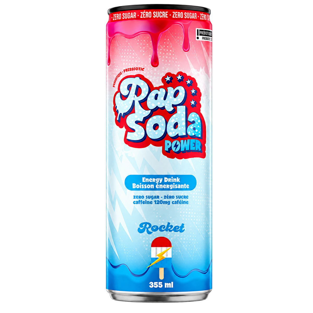 Rap Soda Power Rocket - 355ml (12x)