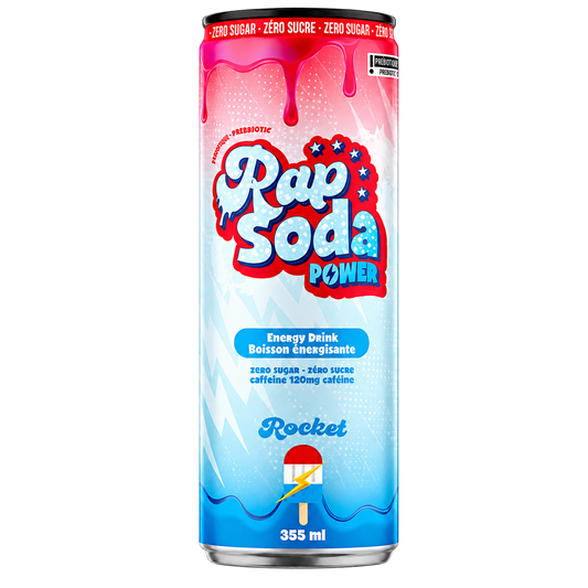 Rap Soda Power Rocket - 355ml (12pk)