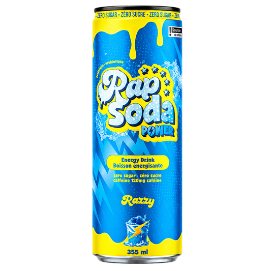 Rap Soda Power Razzy - 355ml (12-pack)