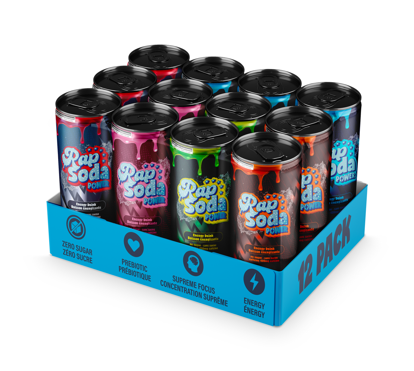 Rap Soda Power Caisse mix - 355ml (12x)