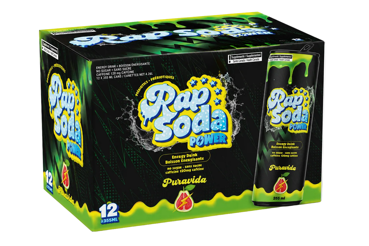 Rap Soda Power Pura Vida - 355ml (12x)