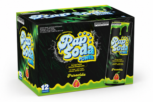 Rap Soda Power Pura Vida - 355ml (12x)