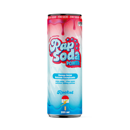 Rap Soda Power Rocket - 355ml (12x)