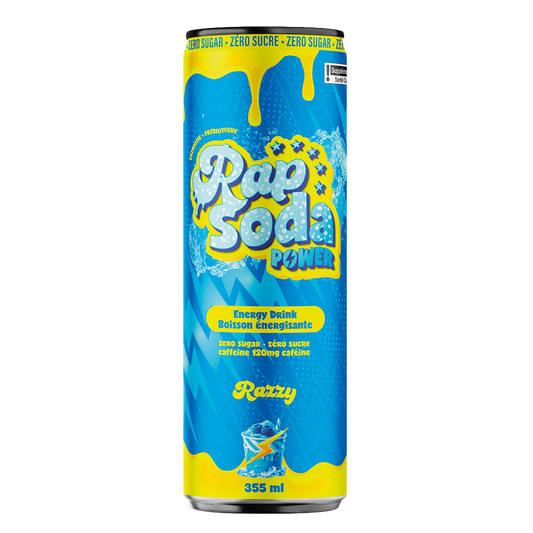 Rap Soda Power Razzy - 355ml (12-pack)