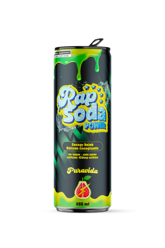 Rap Soda Power Pura Vida - 355ml (12x)