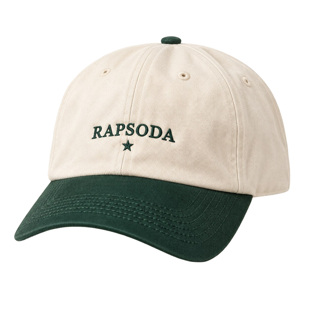 Concept Rap Soda — Casquette crème / vert