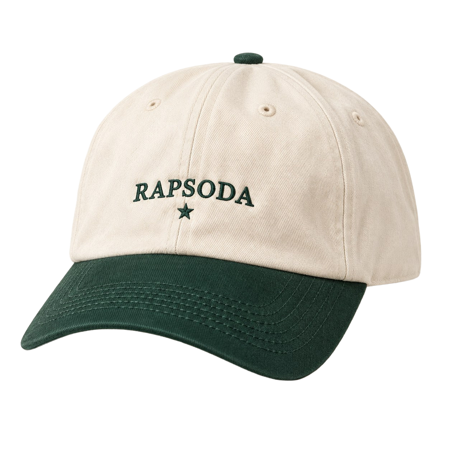 Concept Rap Soda — Casquette crème / vert
