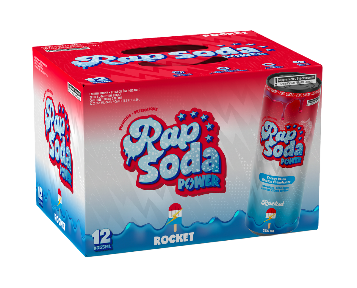 Rap Soda Power Rocket - 355ml (12x)